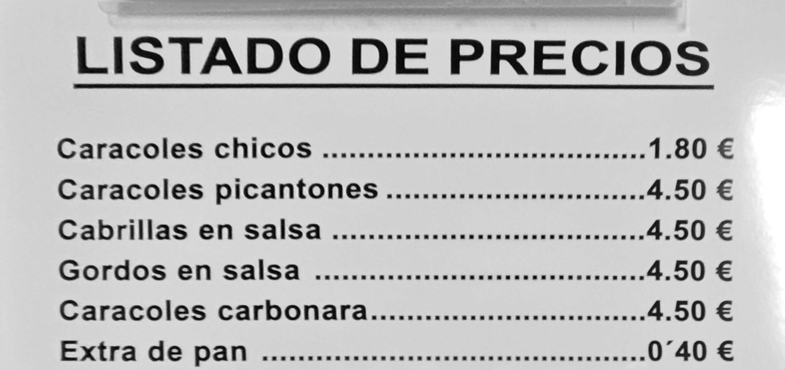 Caracoles El Capricho Cordobés