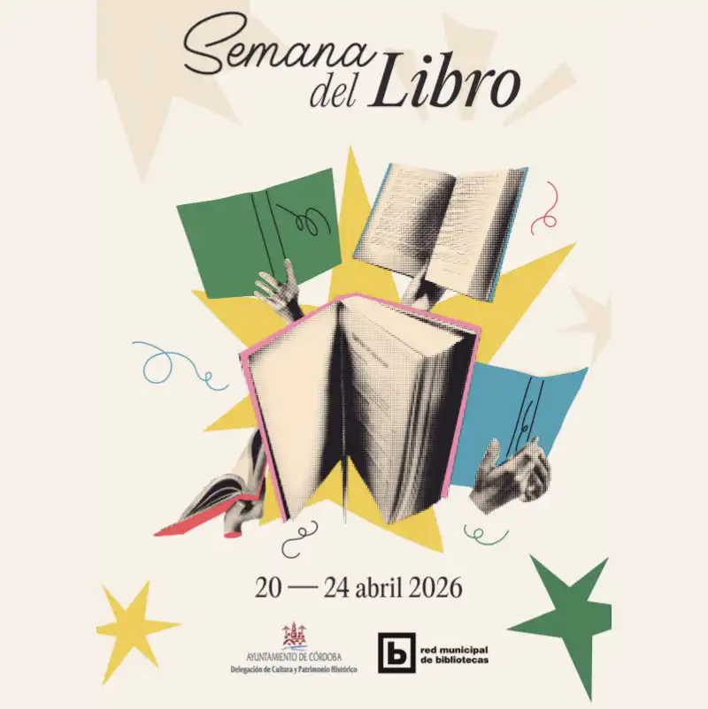 Córdoba. SEMANA DEL LIBRO en  Bibliotecas del 20 al 24 Abril 2026