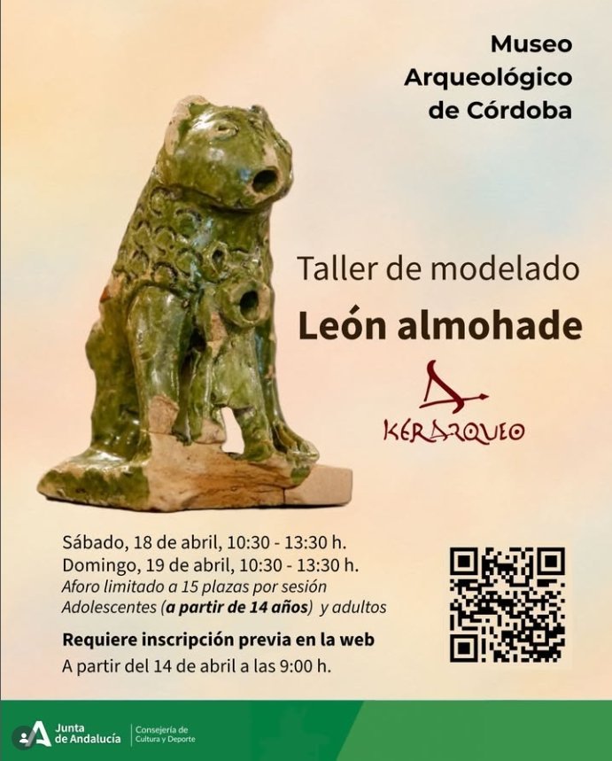 Córdoba. Taller de modelado León almohade