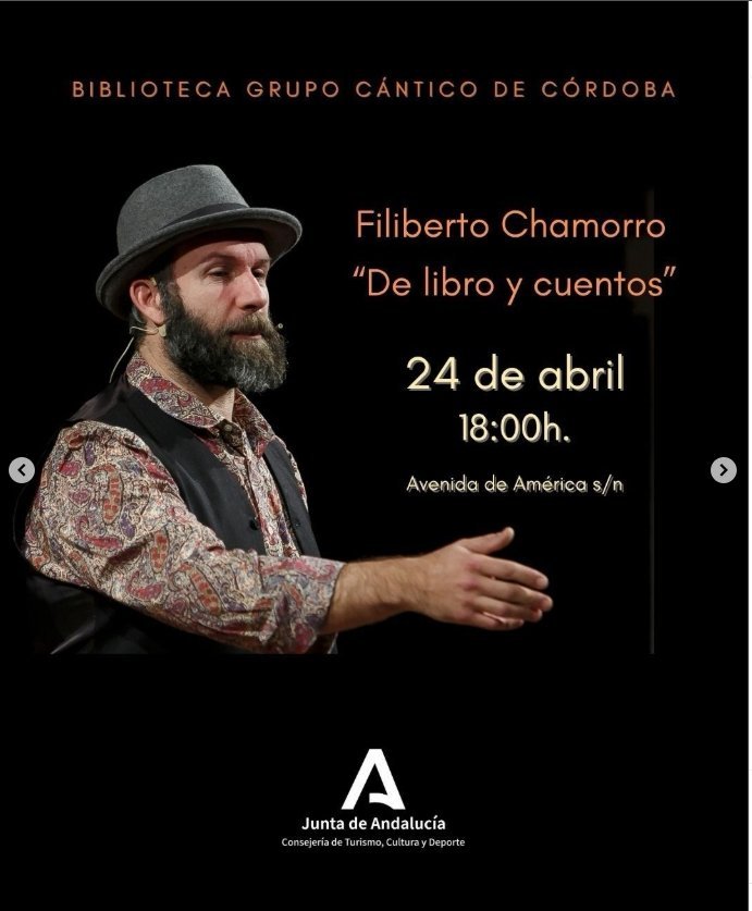 Córdoba. Filiberto Chamorro: «De libro y cuentos»