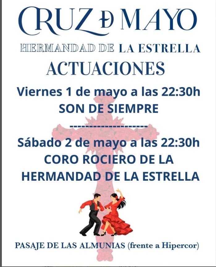 Cruz de Mayo 2026 de la Estrella . Actuación de Son de Siempre