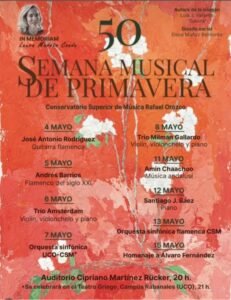Conciertos de la Semana Musical de Primavera Córdoba 2026
