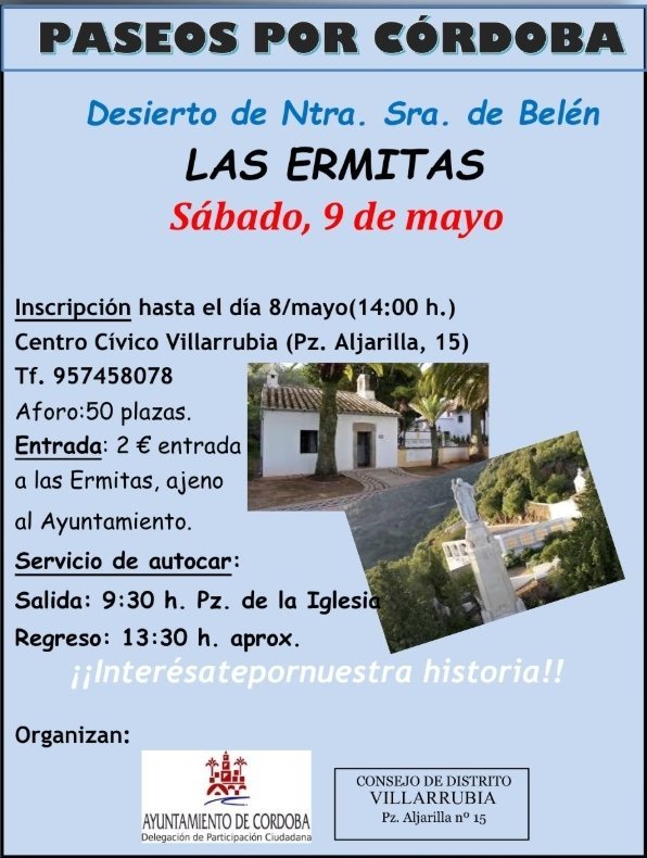 Córdoba. PASEOS POR CÓRDOBA: LAS ERMITAS