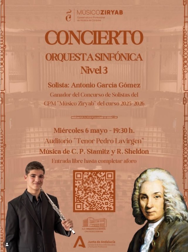 Córdoba. Concierto Orquesta Sinfónica Nivel 3