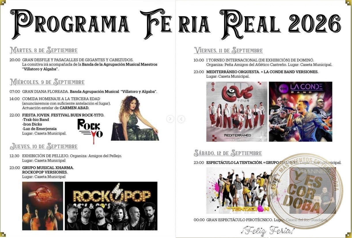 programa feria real castro del rio 2026
