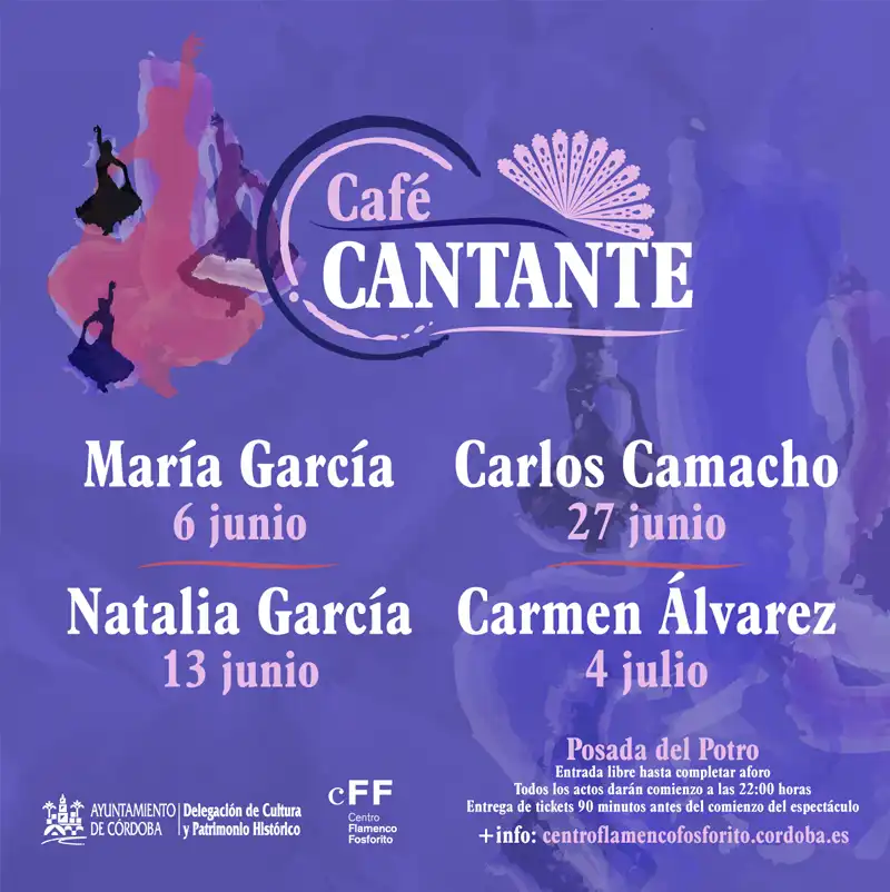 Córdoba. CAFÉ CANTANTE. Centro Flamenco Fosforito