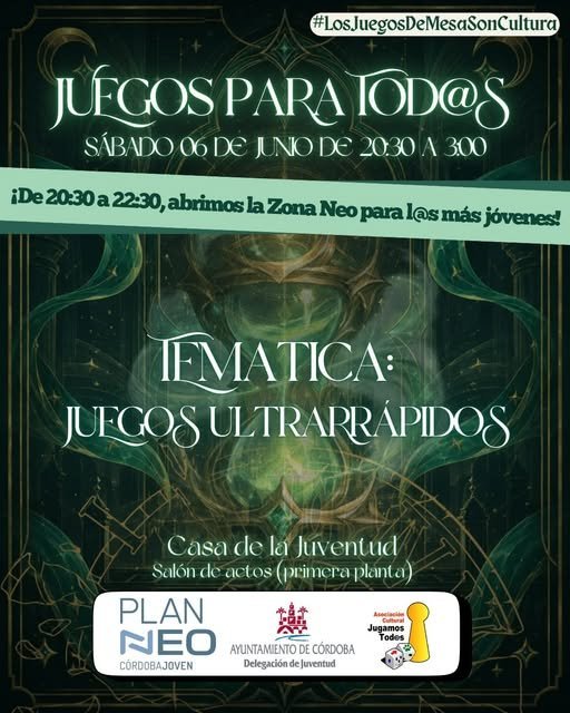Córdoba. Juegos para tod@s junio 2026