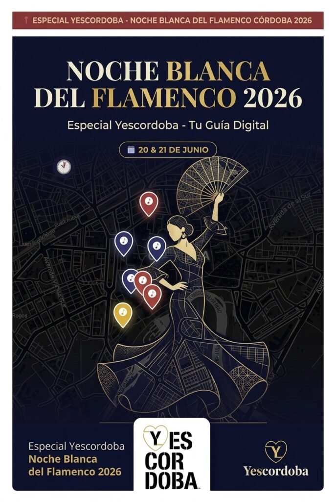 Noche Blanca Flamenco Córdoba 2026 - Cartel