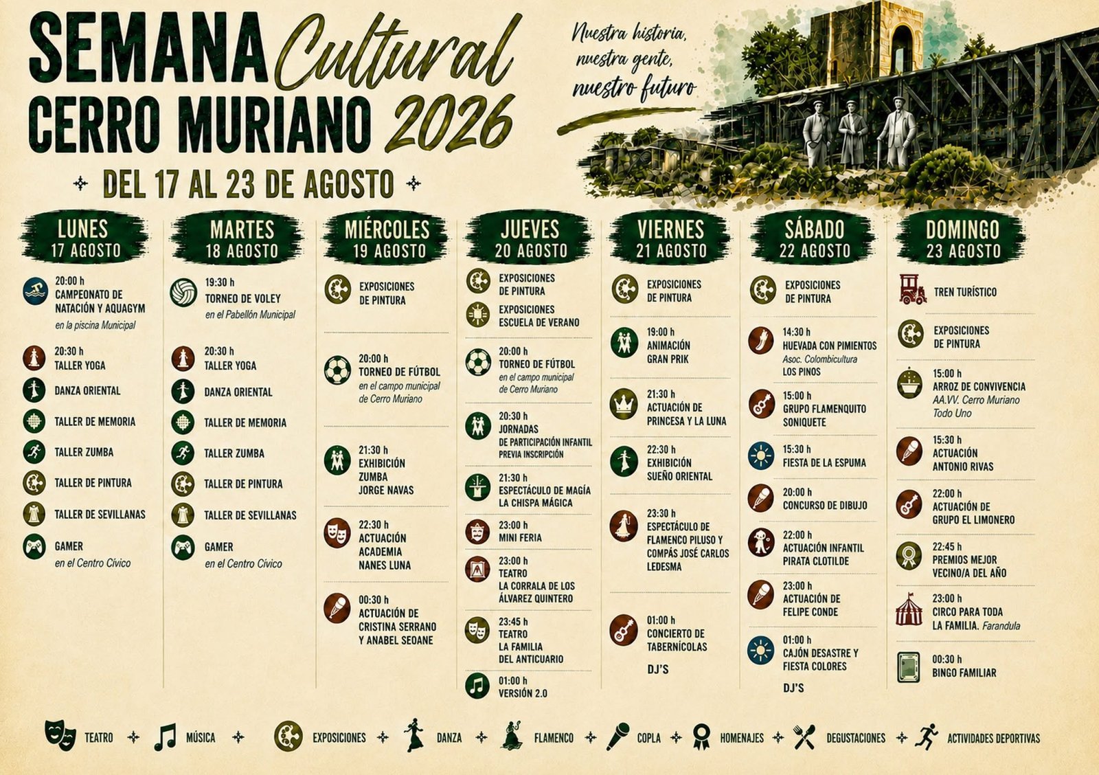 Córdoba. SEMANA Cultural CERRO MURIANO 2026
