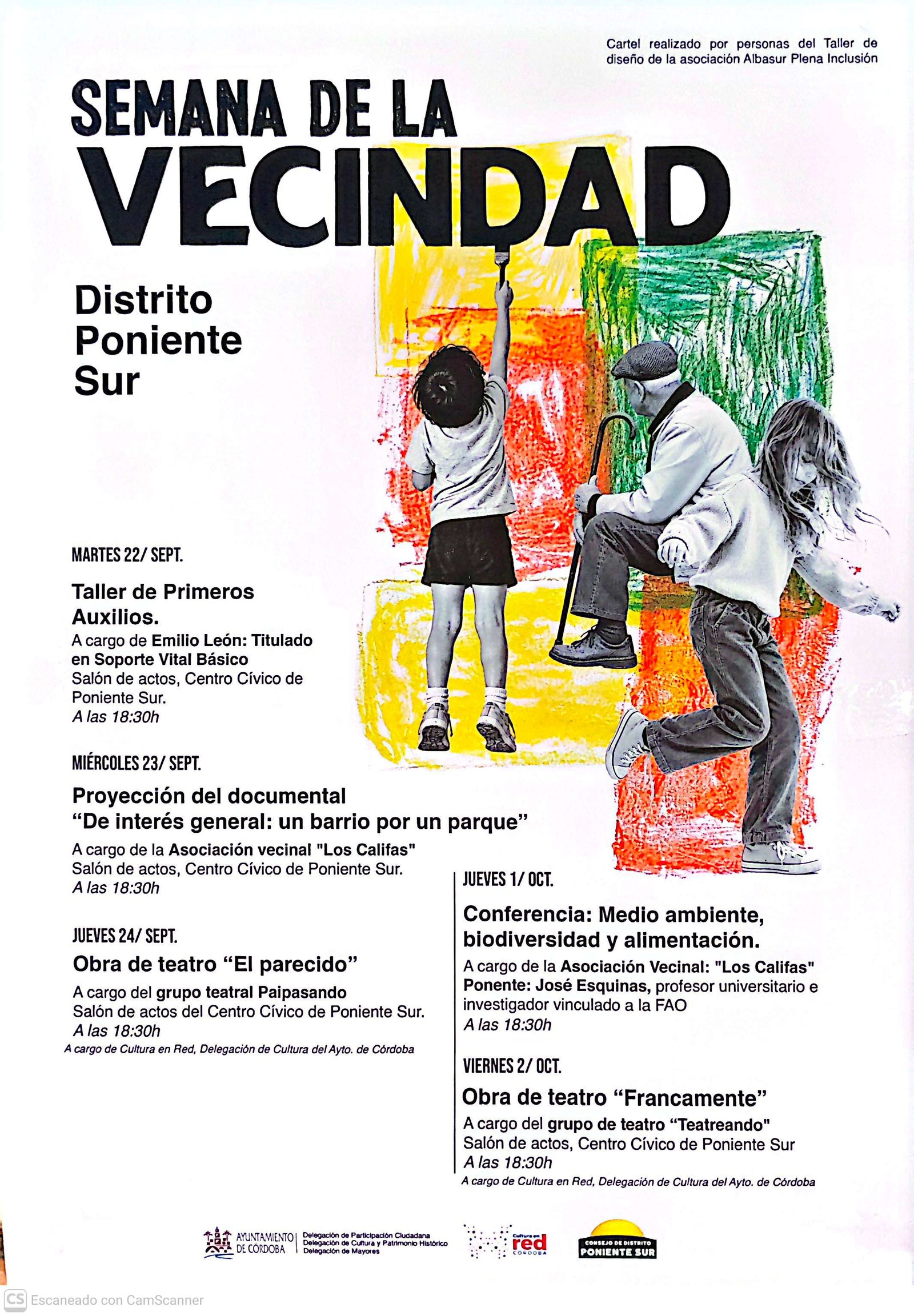 Córdoba. SEMANA DE LA VECINDAD en Poniente Sur