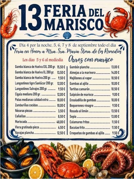 Villafranca de Córdoba. 13 FERIA DEL MARISCO