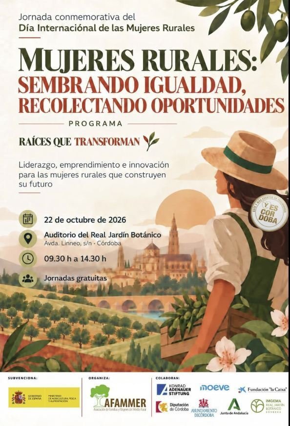 Córdoba. MUJERES RURALES: SEMBRANDO IGUALDAD, RECOLECTANDO OPORTUNIDADES