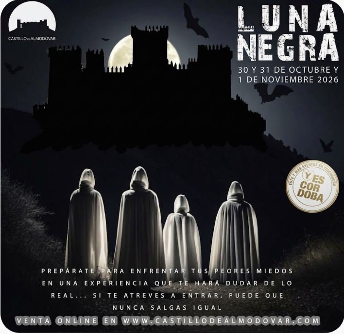 Almodovar del Río. Luna Negra en el castillo
