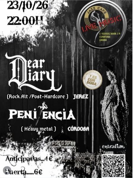 Córdoba. Dear Diary y Penitencia en el Jazz Café