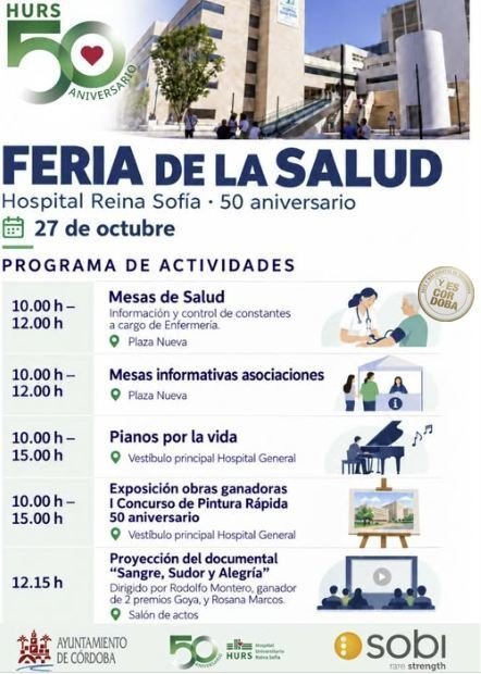 Córdoba. FERIA DE LA SALUD en el Hospital Reina Sofía 2026