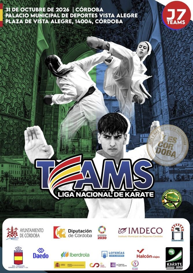 Córdoba. SEGUNDA RONDA DE LA LIGA NACIONAL DE KARATE DE EQUIPOS Y MÁSTER