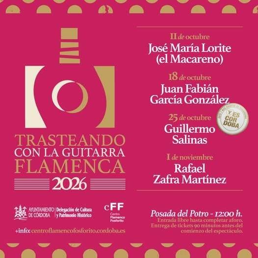 Córdoba. TRASTEANDO CON LA GUITARRA FLAMENCA