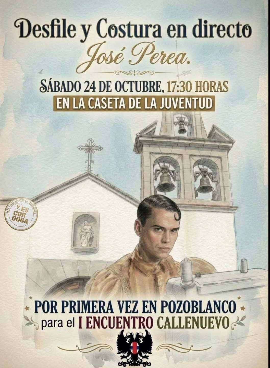Pozoblanco. Desfile y costura en directo del diseñador José Perea