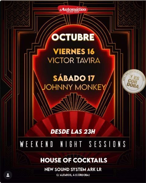 Córdoba. Weekend Night Sessions at Automático Muzik Bar