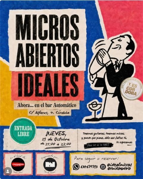 Córdoba. MICROS ABIERTOS IDEALES 29 octubre