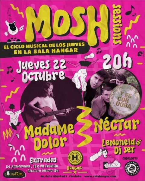 Córdoba. MOSH sessions 22 octubre